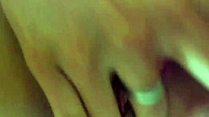 Squirt from Open Shaved Pussy in POV Fucking Scene