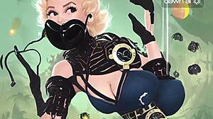 i'm feeling dizzy with miss lizzie in this exotic scene