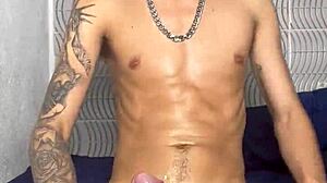 Young man comes home horny from party, masturbates alone in frustration