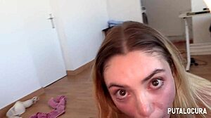 Paola Hard Delivers Extreme Deepthroat And Swallows Cum In Putalocura's Intense Scene!