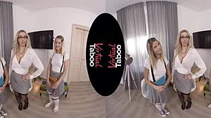 Virtual Taboo - Discipline is the key to her big tits and shaved pussy!