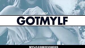 mylf ivy lebelle gets pounded hard in the kitchen