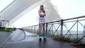 Amanda Clarke Roller Girl Balls Deep Anal Cum Her Face Vk068