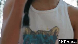 Sexy blonde and brunette kiss then get intimate