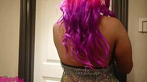 Chocolate African man gives great big cock after party