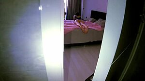 feeling intense morning passion with big cock and cum on tits