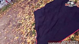 Can You Believe This German MILF Got Picked Up And Fucked In The Public Park POV?