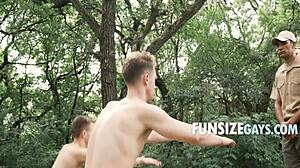 Underwear Bootcamp Bareback Training Session