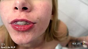 Ashley Rose Rims and Swallows in Hard Sex?