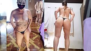 Mirelladelic rips clothes in intense striptease