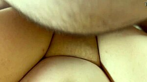 Female POV of fat stepson cumming in my shaved pussy