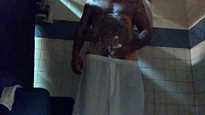 Hey, you into stroking a big tatted white dick in the shower like this?