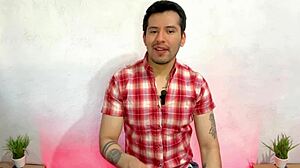 Hetero friend lets gay buddy suck his massive 23cm cock intensely