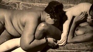 Very Rare Vintage Interracial Threesome