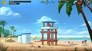 i explore summer time saga unc part 36 with beach fun in the anime game