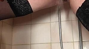 Pee Compilation: 11 Videos of Me Peeing in Glass, on Myself in Pantyhose Outdoors and More