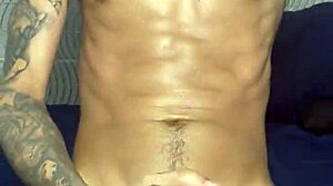 Young man comes home horny from party, masturbates alone in frustration