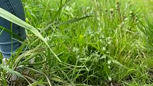 Pee Compilation: 11 Videos of Me Peeing in Glass, on Myself in Pantyhose Outdoors and More