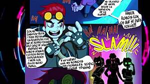 dive into this lively cartoon party with anime vibes