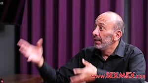 Slutty Girlfriend with Perky Tits Giving Blowjob to Horny Petite Latina