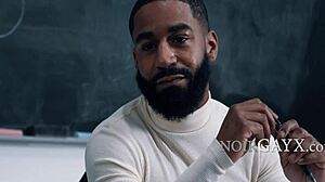 Adrian Hart and Shadow attend PTA meeting