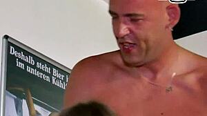 i'm a german mature wife sharing my husband in a threesome swinger casting, it's so exciting.