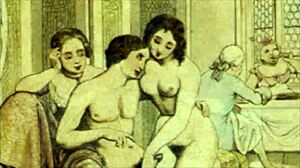 Exploring vintage erotic drawings in casual narrative