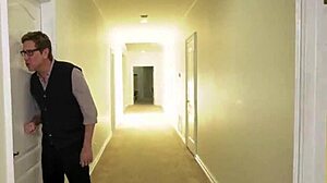 Innocent stepdaughter Gia Derza giggles while bent over riding big interracial cock.