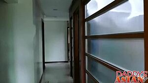 hardcore bareback fucking asian twink marcon with foot fetish