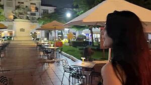 Blowjob In Restaurant