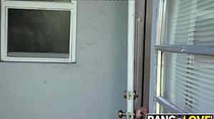 Nerdy masseuse deeply pleasures Rachael Cavalli's big tits and ass.