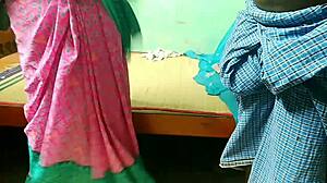 Indian Aunty Bent Over and Fucked by Boy in Homemade Outdoor Clip