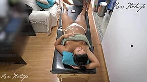 Married Wife Flashes Big Tits for Voyeur Pleasure