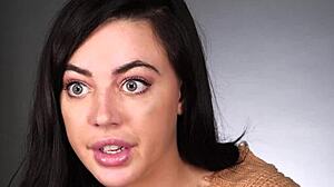 Up Close: All-Natural Whitney Wright's Intense Clit Rubbing Orgasm Scene with Vibrator