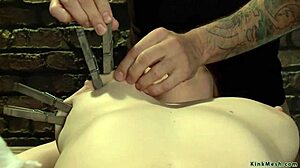 employee feeling powerful anal hooking boss in tight bondage