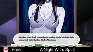 a night of roleplay dating with spirit in anime style