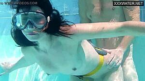 minnie and eduard fuck in pool