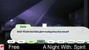 a night of roleplay dating with spirit in anime style