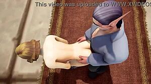 Sex in Throne Room with Warcraft Characters