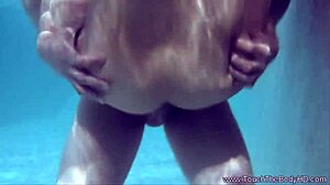 Asian milf oiled up for nuru massage bliss 😍