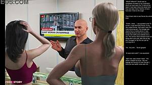 Big Apple Small Gesture Episode 8 - 3D Cartoon Sex Comics