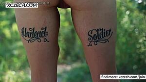 Chubby Country Girl SHOWS BOOBS AND PUSSY on Xczech Com