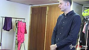 Lady Ava in Stockings Deepthroats Big Cock During Doggystyle Fucking