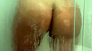 She devoured my ass after the shower, leading to intense anal sex with cowgirl riding and cumshot.