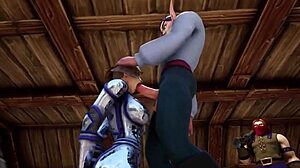 Sex in Throne Room with Warcraft Characters