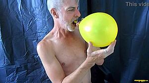 Balloon Play With Horny Gay Dilf Richard Lennox