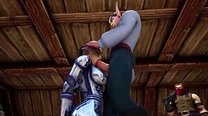 Sex in Throne Room with Warcraft Characters