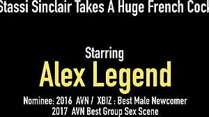 Alex Legend fucks Stassi Sinclair's pussy hard!