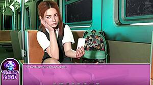 summer in the city 04 - meeting hot smoking emo with tattoos and big tits