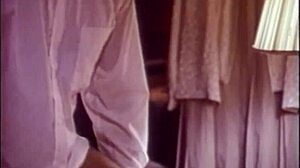 Kristi Lane swallows Jamie Gillis's cock before riding him